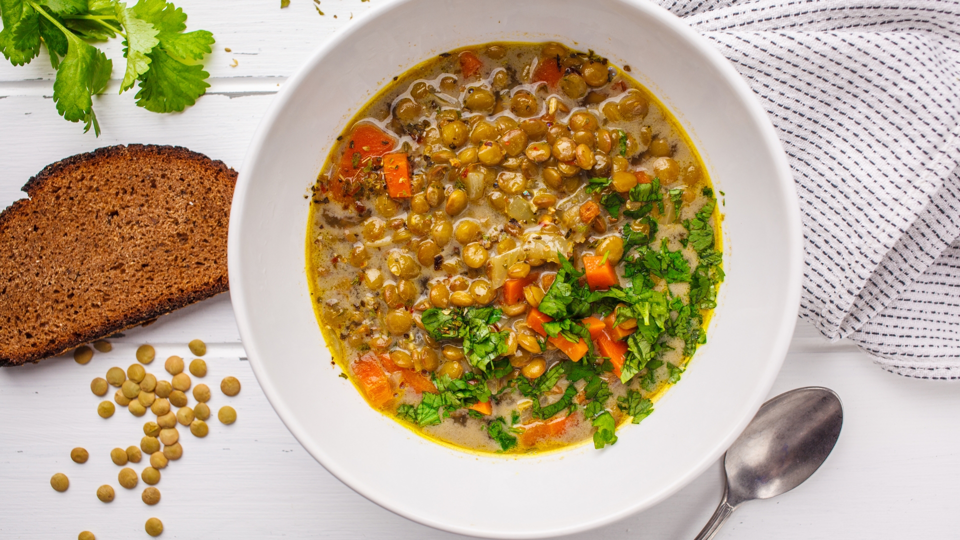 Creamy One-Pot Lentil & Veggie Stew