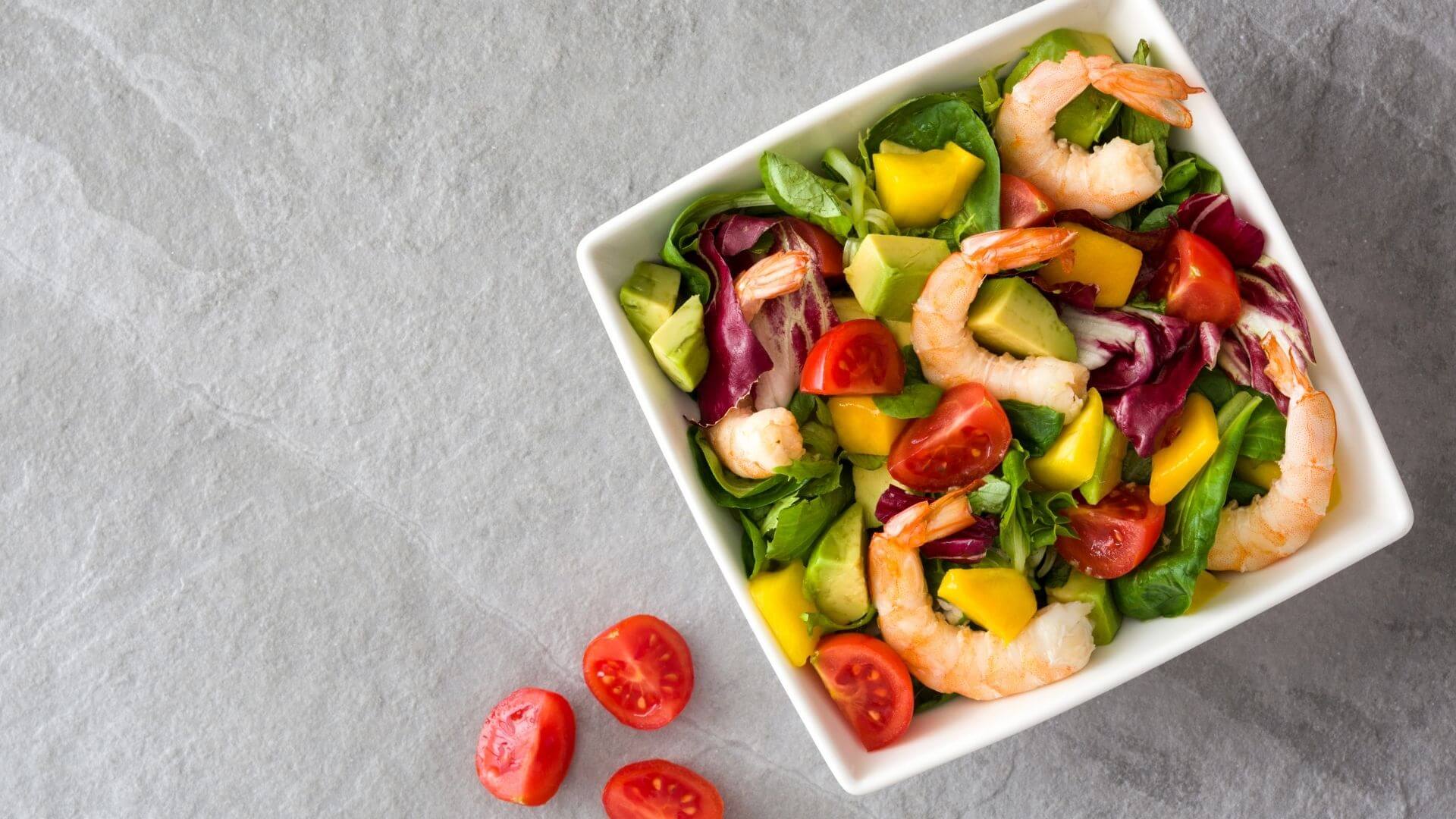 Prawn, Mango & Avocado Summer Salad